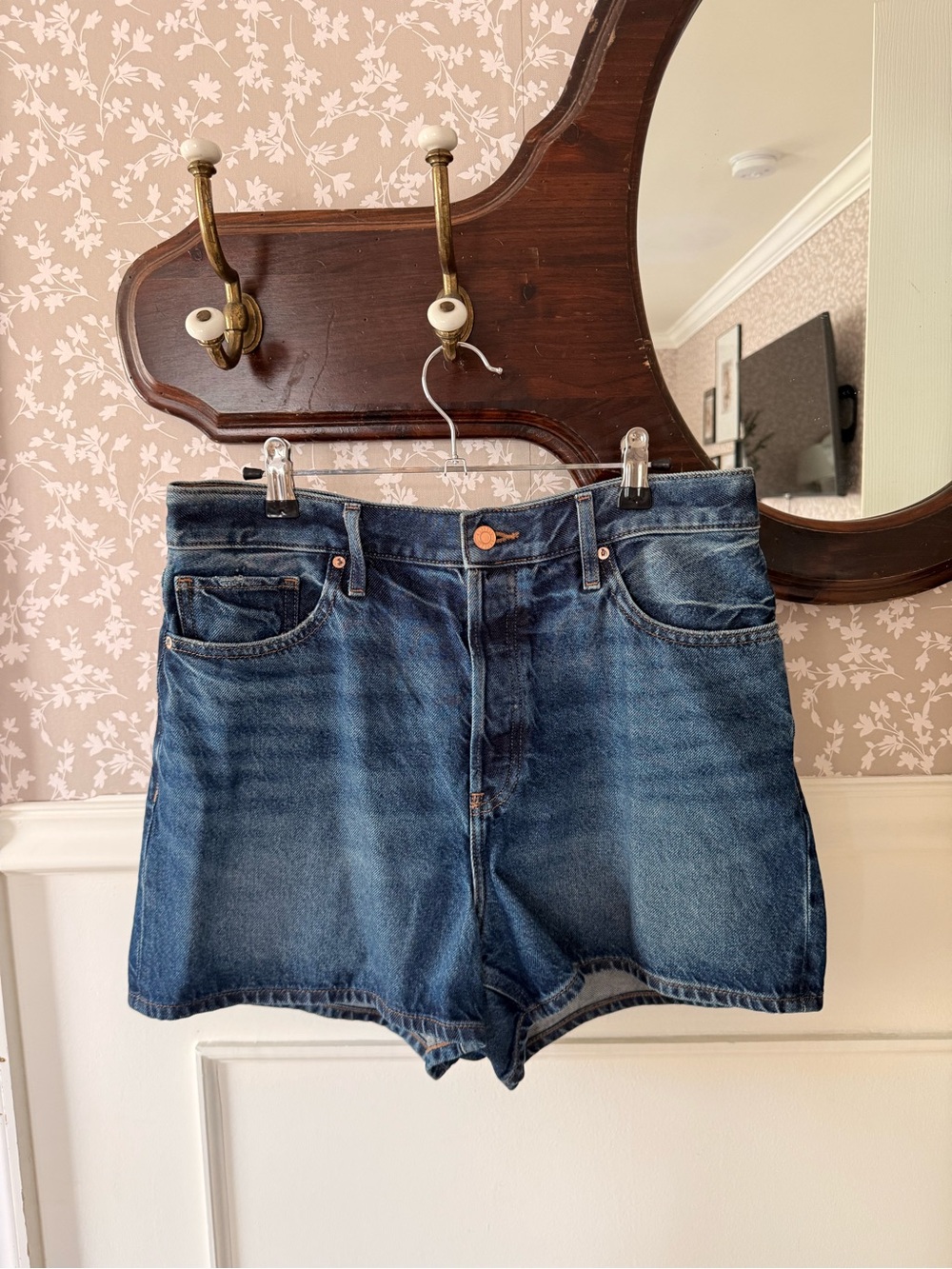 Dark Wash Express Denim Shorts